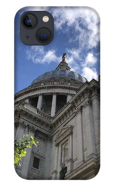 Architectural Dome Against Blue Sky - Phone Case