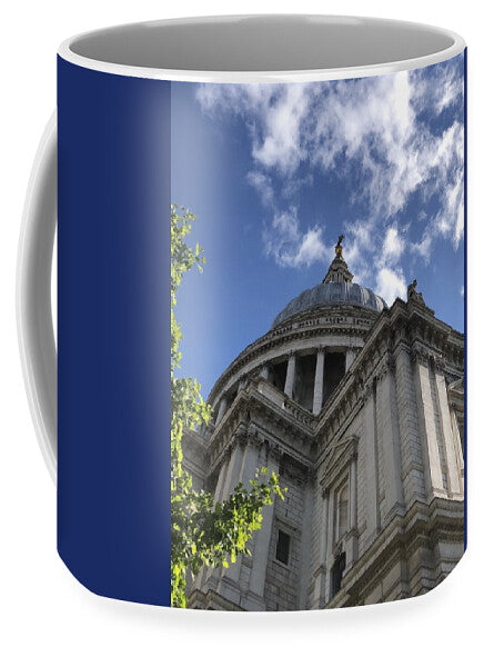 Architectural Dome Against Blue Sky - Mug