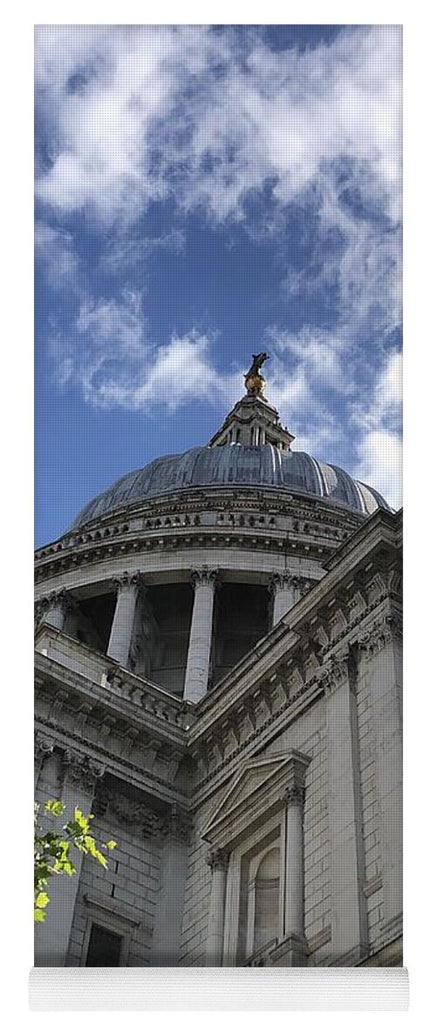 Architectural Dome Against Blue Sky - Yoga Mat