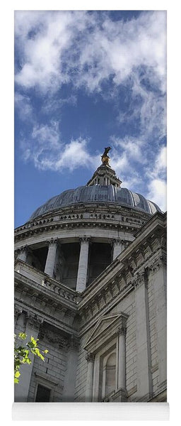 Architectural Dome Against Blue Sky - Yoga Mat