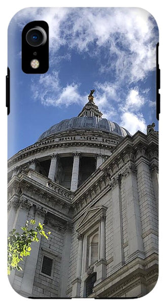 Architectural Dome Against Blue Sky - Phone Case