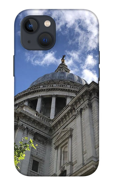 Architectural Dome Against Blue Sky - Phone Case
