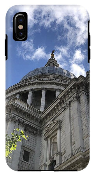 Architectural Dome Against Blue Sky - Phone Case