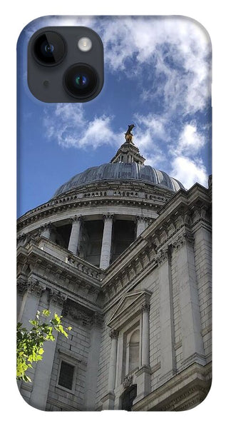 Architectural Dome Against Blue Sky - Phone Case