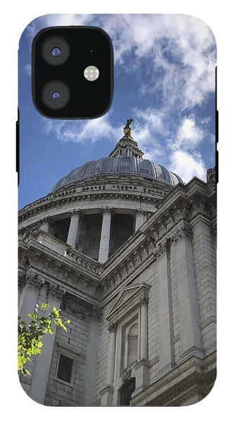 Architectural Dome Against Blue Sky - Phone Case