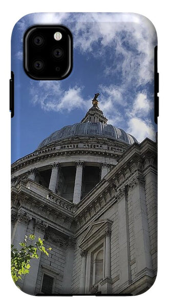 Architectural Dome Against Blue Sky - Phone Case