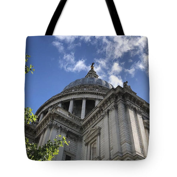 Architectural Dome Against Blue Sky - Tote Bag