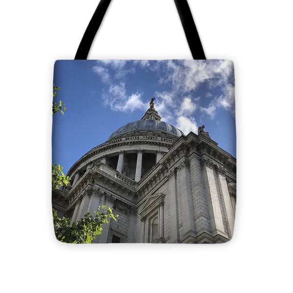 Architectural Dome Against Blue Sky - Tote Bag