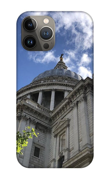 Architectural Dome Against Blue Sky - Phone Case