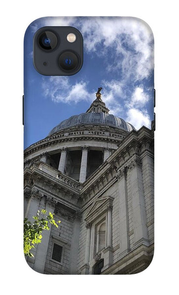 Architectural Dome Against Blue Sky - Phone Case