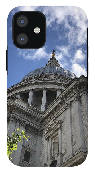 Architectural Dome Against Blue Sky - Phone Case