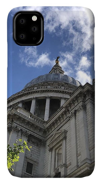 Architectural Dome Against Blue Sky - Phone Case
