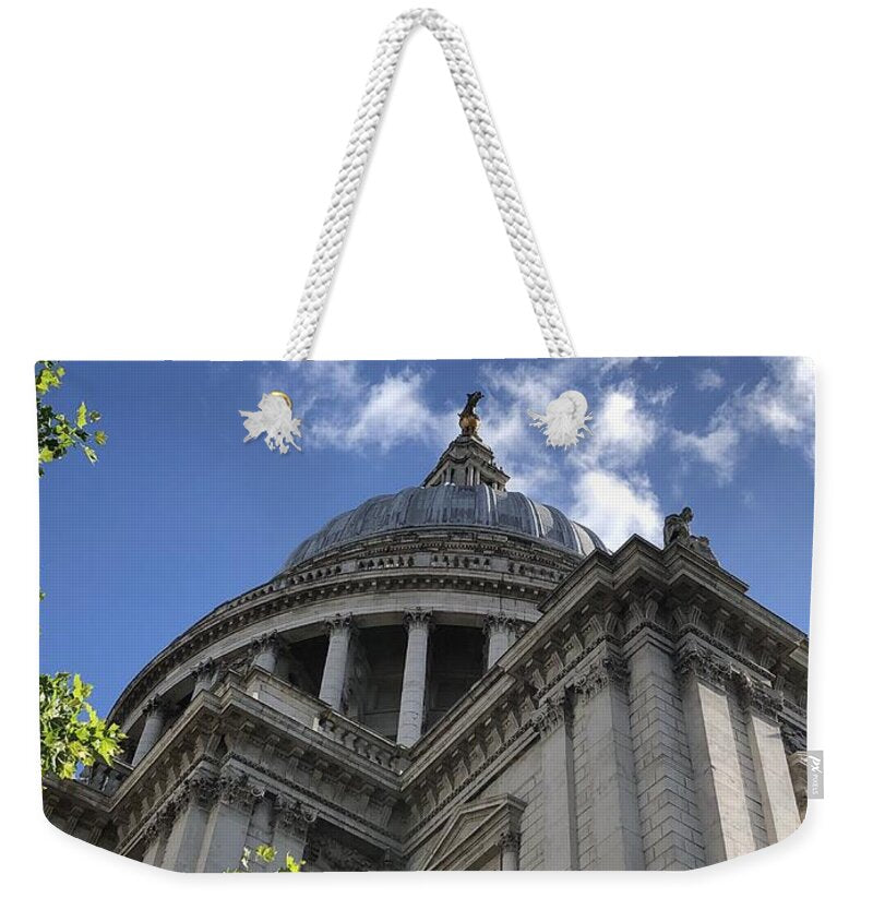 Architectural Dome Against Blue Sky - Weekender Tote Bag