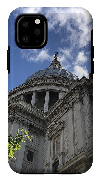 Architectural Dome Against Blue Sky - Phone Case
