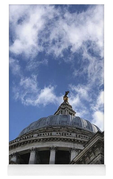 Architectural Dome Against Blue Sky - Yoga Mat
