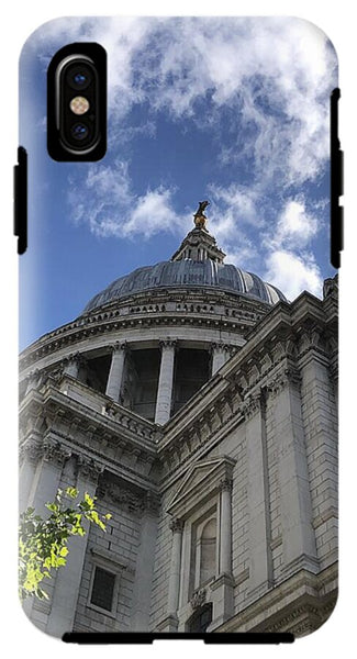 Architectural Dome Against Blue Sky - Phone Case