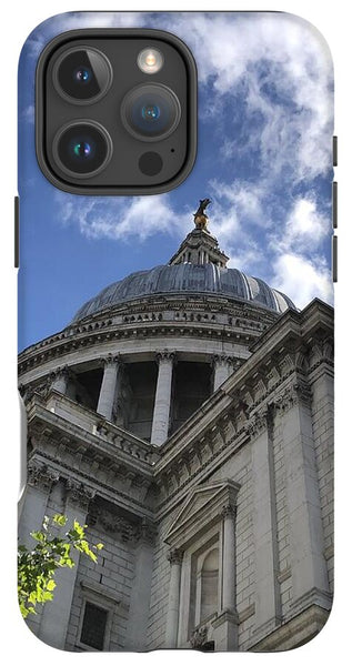 Architectural Dome Against Blue Sky - Phone Case
