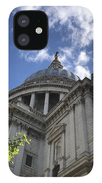 Architectural Dome Against Blue Sky - Phone Case