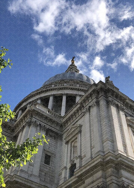 Architectural Dome Against Blue Sky - Puzzle