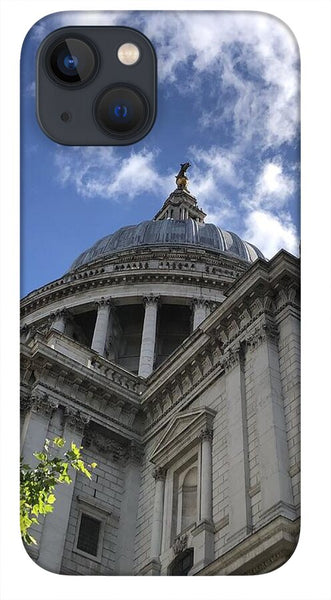 Architectural Dome Against Blue Sky - Phone Case
