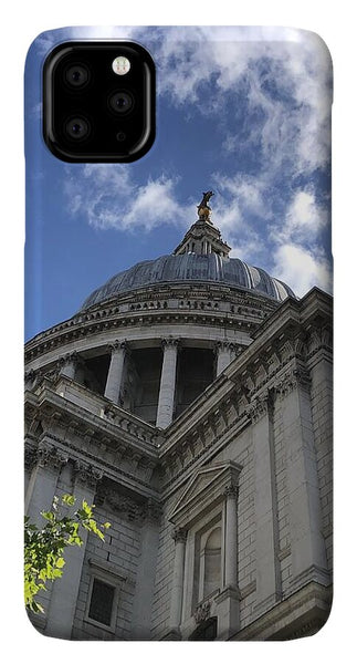Architectural Dome Against Blue Sky - Phone Case
