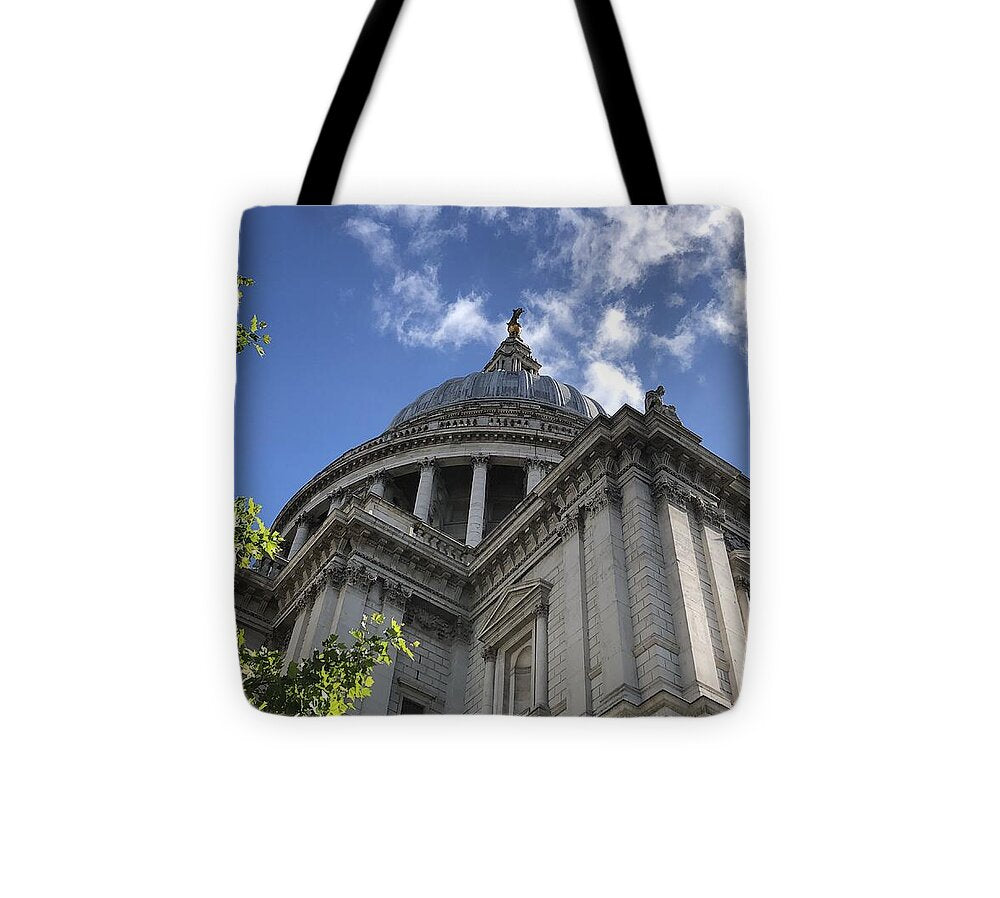 Architectural Dome Against Blue Sky - Tote Bag