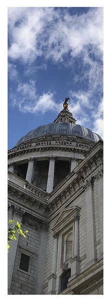Architectural Dome Against Blue Sky - Yoga Mat