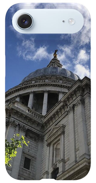 Architectural Dome Against Blue Sky - Phone Case