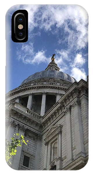 Architectural Dome Against Blue Sky - Phone Case
