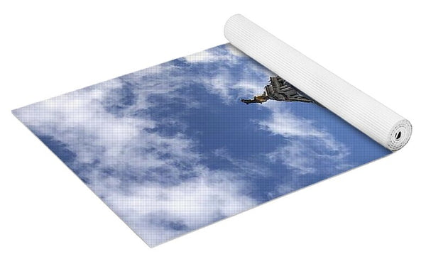 Architectural Dome Against Blue Sky - Yoga Mat