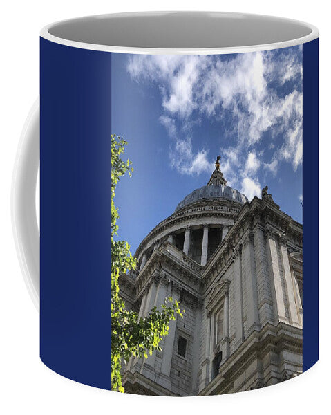 Architectural Dome Against Blue Sky - Mug