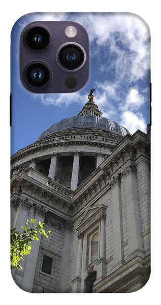 Architectural Dome Against Blue Sky - Phone Case