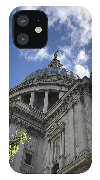 Architectural Dome Against Blue Sky - Phone Case