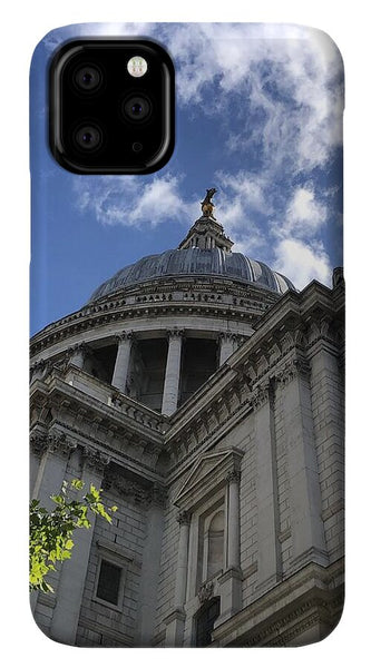 Architectural Dome Against Blue Sky - Phone Case