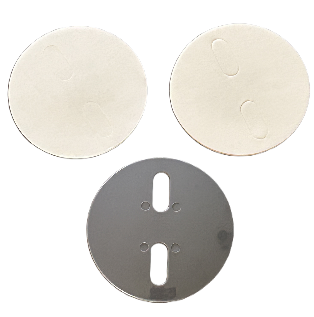 BADGE ADAPTER SELF ADHESIVE UNIVERSAL FIT - 3 piece kit