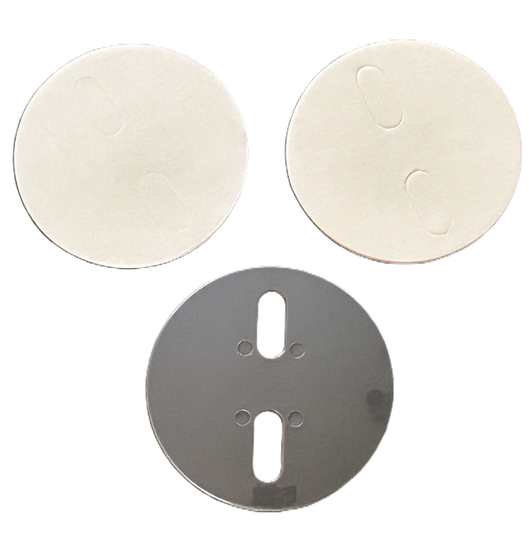 BADGE ADAPTER SELF ADHESIVE UNIVERSAL FIT - 3 piece kit
