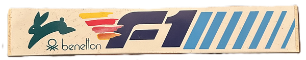 BENETTON F1 DECAL - RARE FROM LATE 1990S