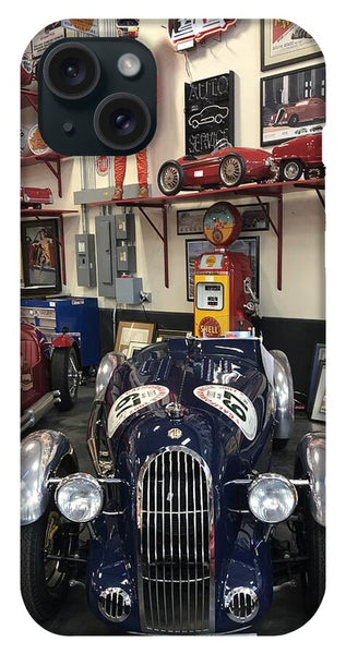 Classic Car Showroom Display MG - Phone Case