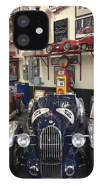 Classic Car Showroom Display MG - Phone Case
