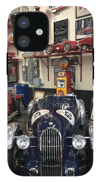Classic Car Showroom Display MG - Phone Case