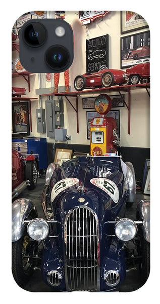 Classic Car Showroom Display MG - Phone Case
