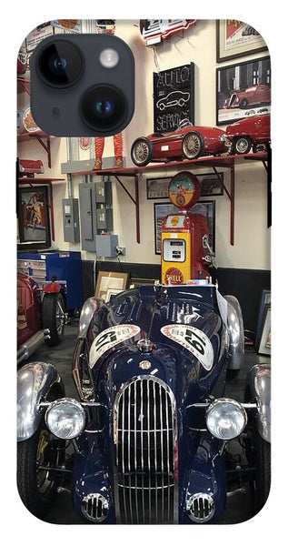 Classic Car Showroom Display MG - Phone Case