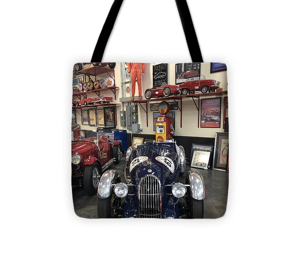 Classic Car Showroom Display MG - Tote Bag