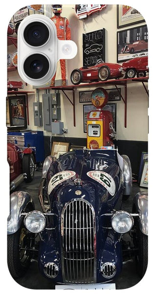 Classic Car Showroom Display MG - Phone Case