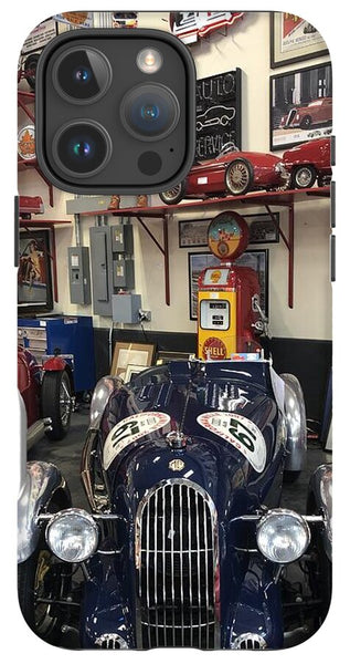 Classic Car Showroom Display MG - Phone Case