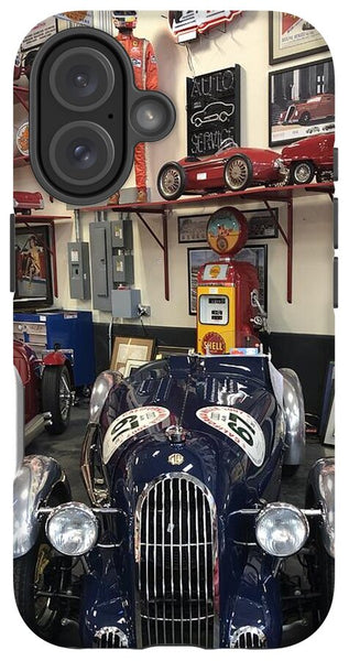Classic Car Showroom Display MG - Phone Case