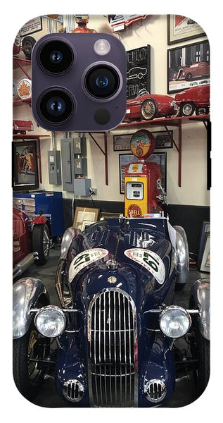 Classic Car Showroom Display MG - Phone Case