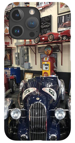 Classic Car Showroom Display MG - Phone Case