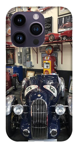 Classic Car Showroom Display MG - Phone Case