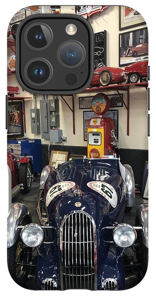 Classic Car Showroom Display MG - Phone Case